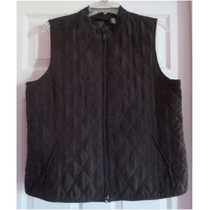 Relativity Lightweight Quilted Black Vest